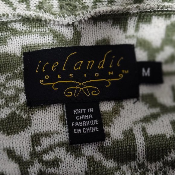 Beautiful Icelandic wool zip up hoodie sweater - Picture 3 of 6